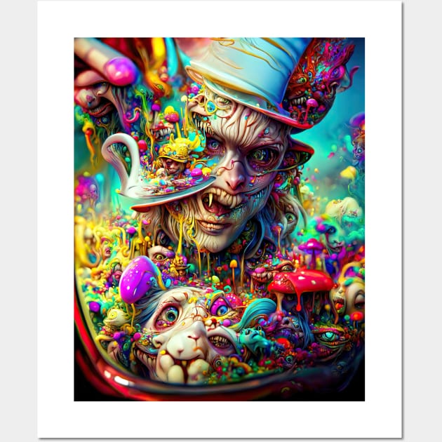 Fear And Loathing In Wonderland #54 Wall Art by aetherialdnb